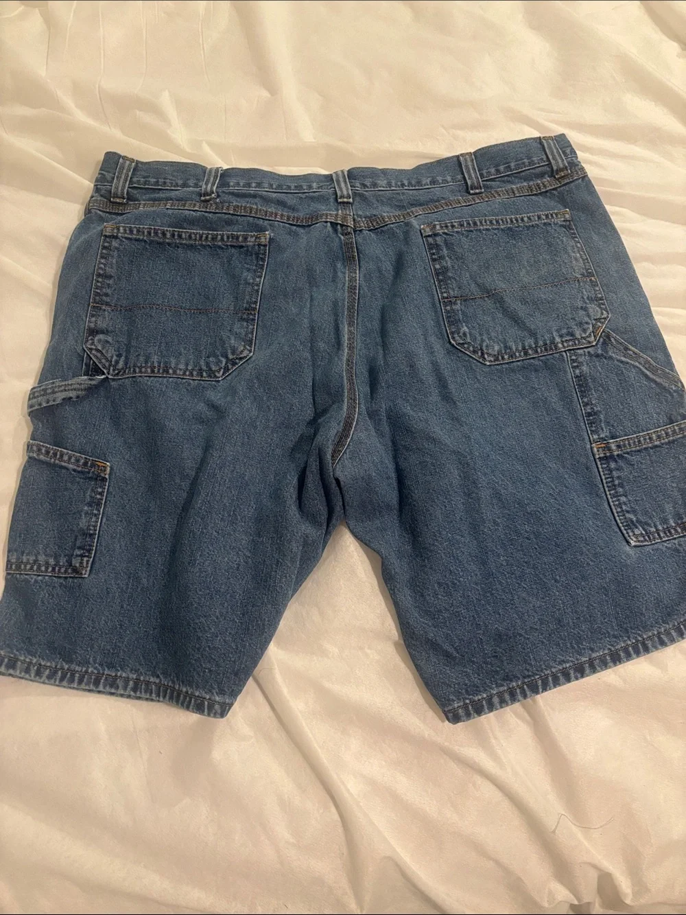 Faded Glory Classic Dark Blue Denim Shorts